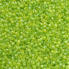 Toho 11/0 - #164 -  Transparent Rainbow Lime Green - 10 gr