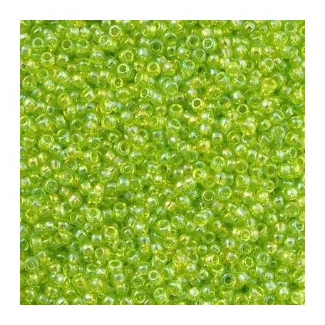 Toho 11/0 - #164 -  Transparent Rainbow Lime Green - 10 gr