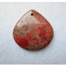 Corall fossil pendant bead