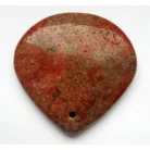 Corall fossil pendant bead