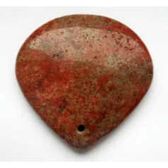 Corall fossil pendant bead