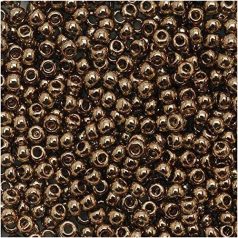 Toho 8/0 - #204 - Montana Blue Gold Luster - 10 gr