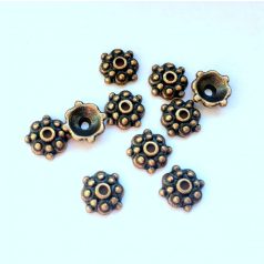Bead cap copper cone 10x7 mm