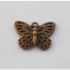 Pillangó medál - 25*18 mm - bronz