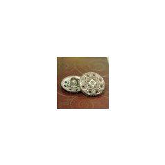 Antique finish metal button 