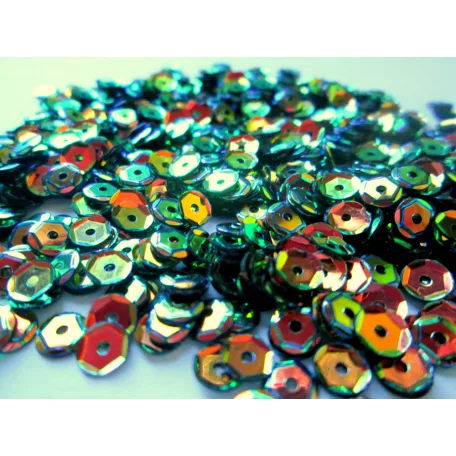 Flitter - 5 mm - Jet Vitrail Medium