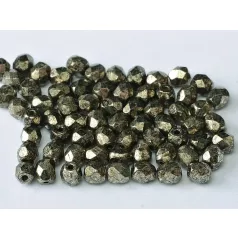 Czech fire polished beads - 4 mm