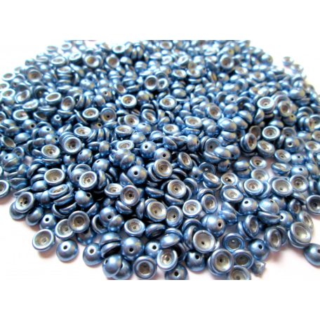 Teacup gyöngy - 4x2 mm - 5gr (75 db) - Sueded Gold Provence