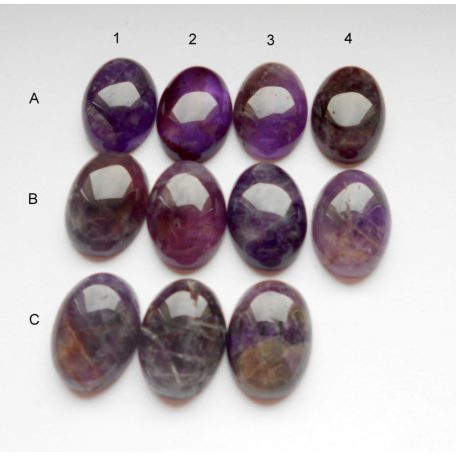 Amethyst cabochon 18x13 mm