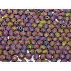 Czech fire polished beads - 4 mm