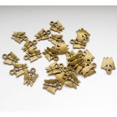 Pillangó medál - 16*12 mm - bronz - 1 pár