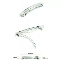French barrette - hairclip blank - 100 mm*11 mm