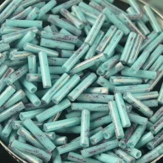   Toho 9 mm szalma - Marbled Opaque Turquoise/Purple - #1206 - 10 gr