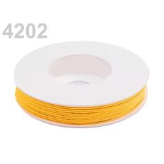 Sujtás zsinór - 3 mm -  napsárga  (#4202) 