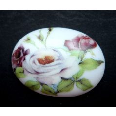Porcelain cameo - 40x30 mm 