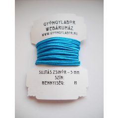 Soutache braid - 3 mm - glossy - teal  (#33)