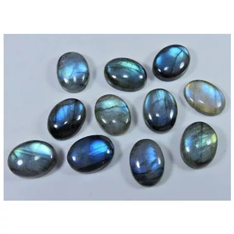 Labradorit kaboson 16x12 mm -  Ovális