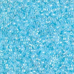 Delica 11/0 -  DB0239 - Lined Crystal Lt. Aquamarine - 5 gr