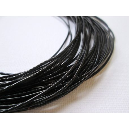 French wire - stiff - 1.25 mm - black/1 meter