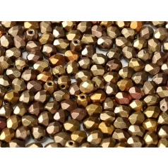 Czech fire polished beads - 4 mm