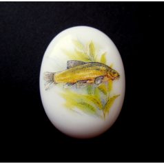 Porcelain cameo - 40x30 mm 