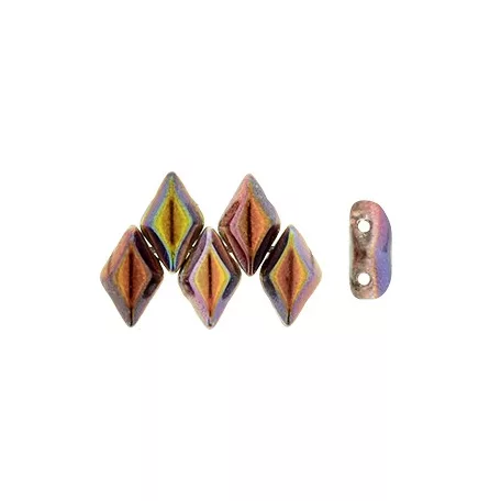 Gemduo 8x5 mm - Magic Line Red/Brown- #95200CR - 5 gr (34 db)
