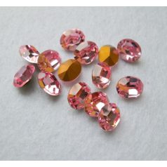 Swarovski ovális kristály - 10x8 mm - light rose