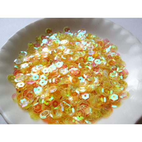 Sequins - 7 mm - Yellow AB- 2gr