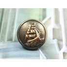 Antique finish metal button 