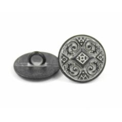 Antique finish metal button 