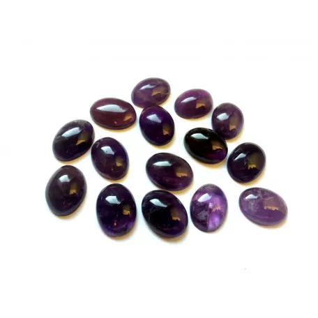 Ametiszt kaboson - 18x13 mm