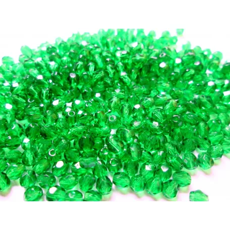 Czech fire polished beads - 4 mm