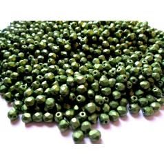 Czech fire polished beads - 4 mm