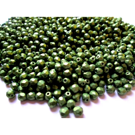 Czech fire polished beads - 4 mm