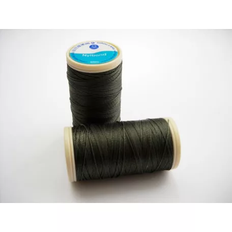 Nylbond gyöngyfűző - gyöngyhímző cérna - szürkészöld (#7034) - 60 m