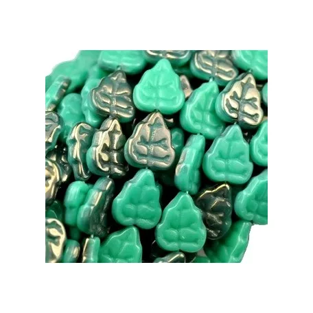 Czech leaf bead - 10*8 mm