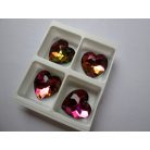Swarovski Kristály szív - 24 mm - flatback - vitrail medium - 3285