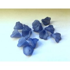 Lucite virágkehely gyöngy - 14 mm - ibolya