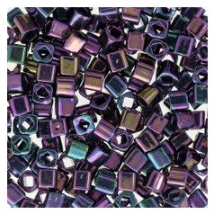 Toho 3 mm kocka - #85- Metallic Iris Purple - 10 gr