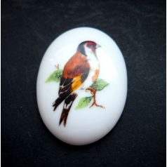 Porcelán kaboson - 40*30 mm - tengelice 