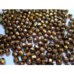 Czech fire polished beads - 4 mm