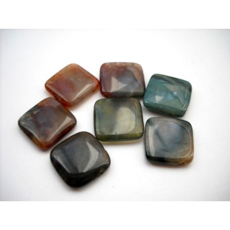 Indian agate square - 18 mm