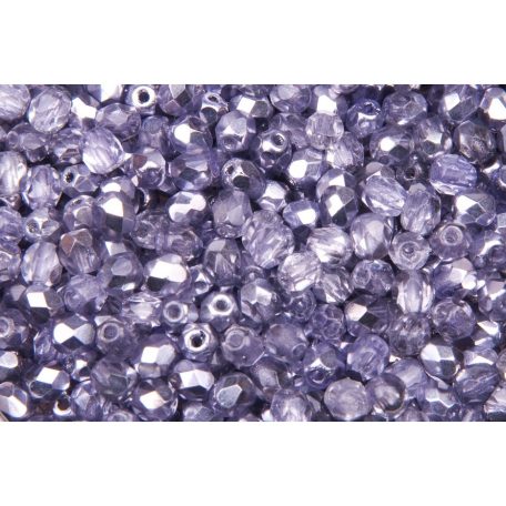 Czech fire polished beads - 4 mm