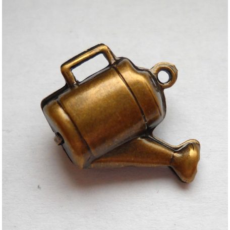 Watering can - brass stamping- 20x16mm