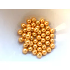 Igazgyöngy - arany - 8 mm
