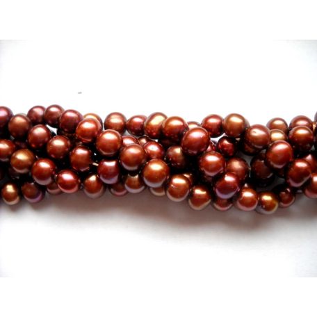 Igazgyöngy - arany - 8 mm