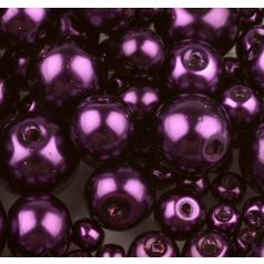 Czech glass pearl - 10 mm - 10 pcs/pack - violet