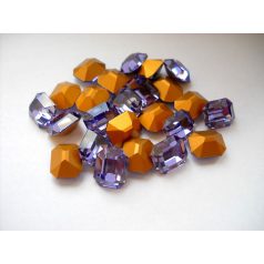 Swarovski szögletes octogon kristály - 10x8 mm - tanzanite
