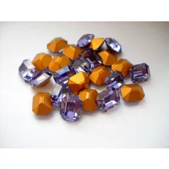 Swarovski szögletes octogon kristály - 10x8 mm - tanzanite