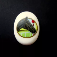 Porcelán kaboson - 40*30 mm - lovak 3#
